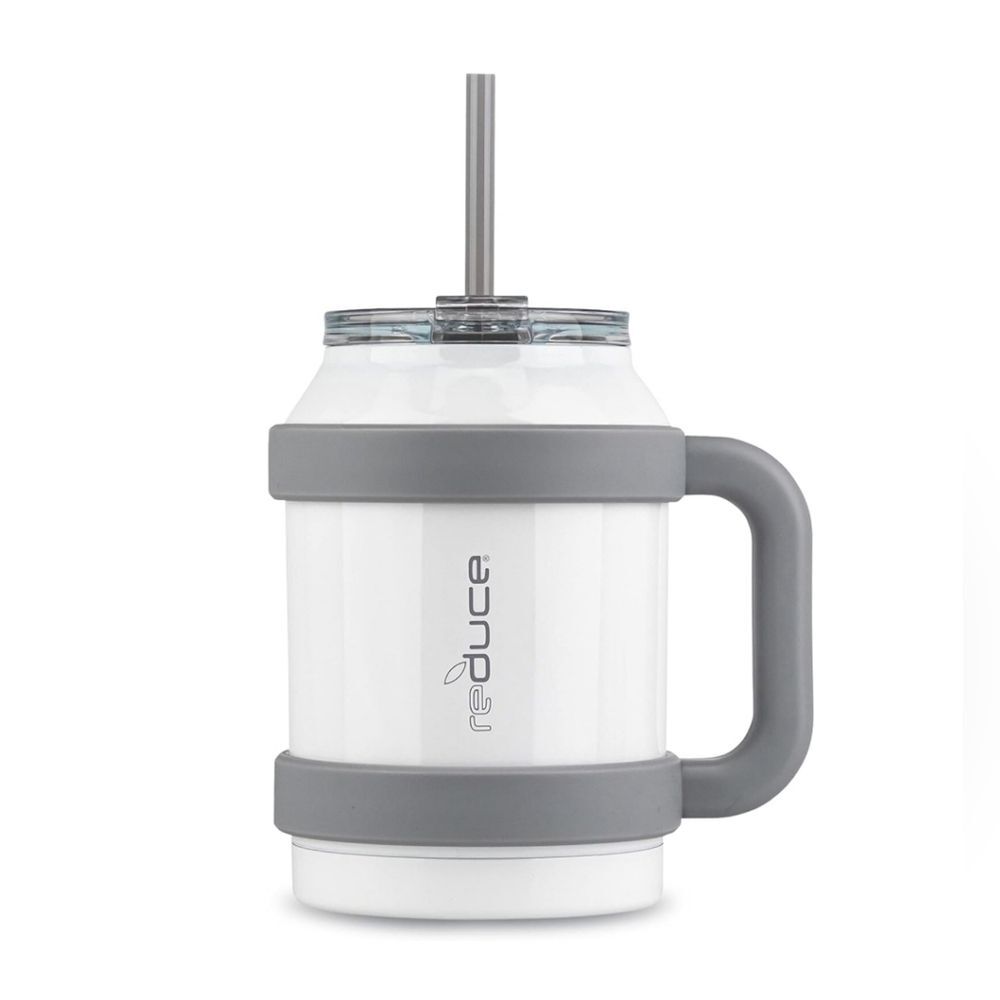 REDUCE Cold1 50oz Reusable Tumbler Mug Stainless Leakproof 36HRS Cold Straw